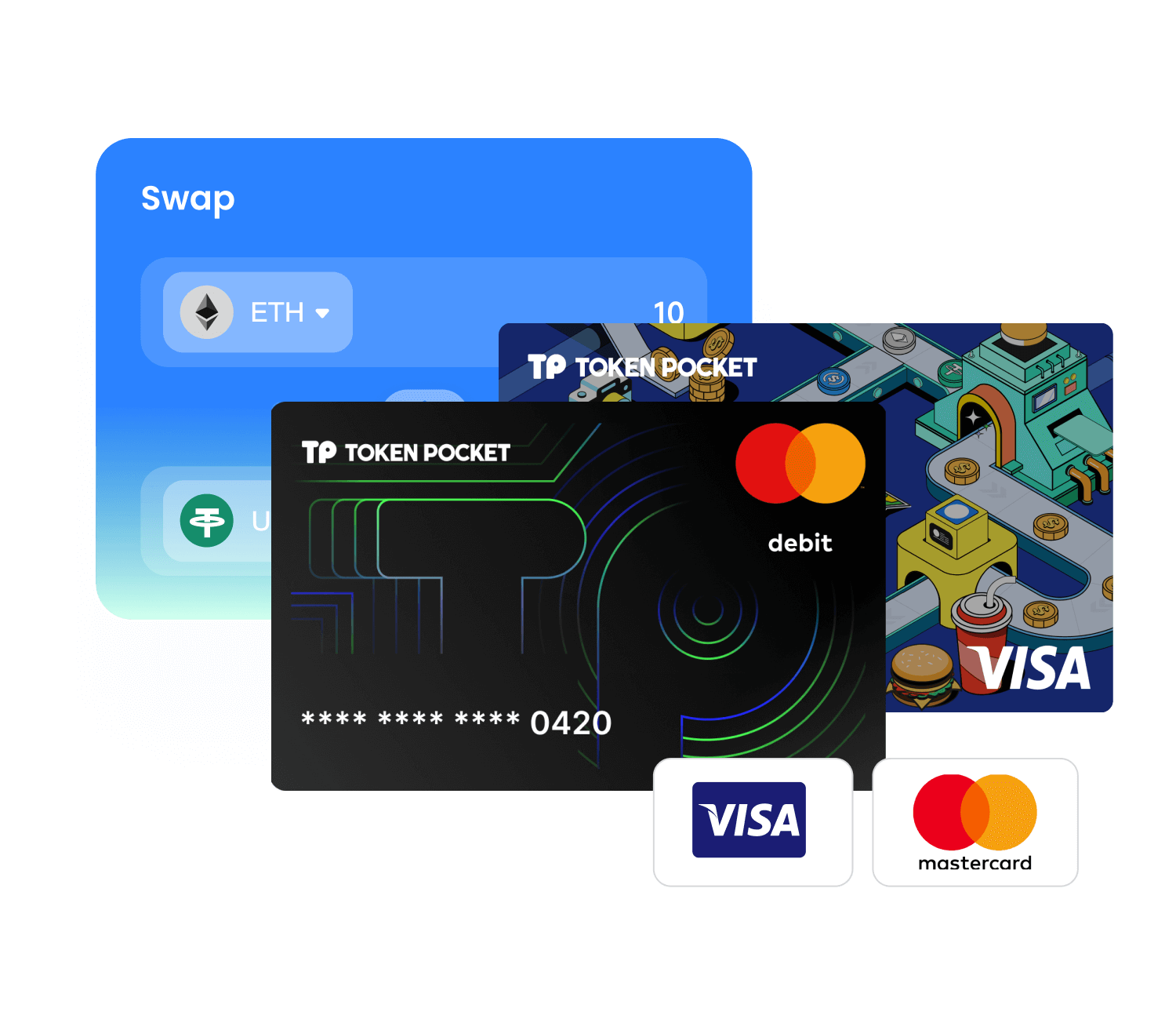 TokenPocket 閃兌資訊確認示意
